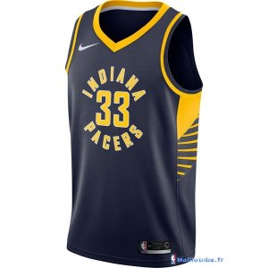 Maillot NBA Pas Cher Indiana Pacers Myles Turner 33 Marine Icon 2017/18