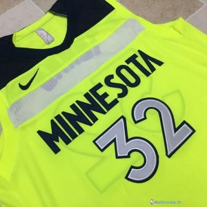 Maillot NBA Pas Cher Minnesota Timberwolves Karl Anthony Towns 32 Vert Statement 2017/18