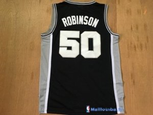 Maillot NBA Pas Cher San Antonio Spurs David Robinson 50 Noir