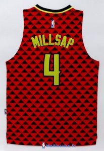 Maillot NBA Pas Cher Atlanta Hawks Paul Millsap 4 Rouge