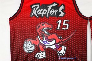 Maillot NBA Pas Cher Toronto Raptors Vince Carter 15 Retro Rouge