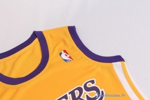 Maillot NBA Pas Cher Los Angeles Lakers Femme Kobe Bryant 24 Jaune