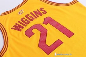 Maillot NBA Pas Cher Cleveland Cavaliers Andrew Wiggins 21 Jaune