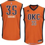 Maillot NBA Pas Cher Oklahoma City Thunder Kevin Durant 35 Orange