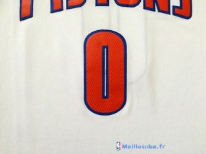 Maillot NBA Pas Cher Detroit Pistons Andre Drummond 0 Blanc