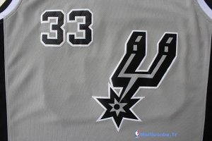 Maillot NBA Pas Cher San Antonio Spurs Boris Diaw 33 Gris