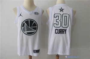 Maillot NBA Pas Cher NBA All Star 2018 Stephen Curry 30 Blanc