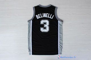 Maillot NBA Pas Cher San Antonio Spurs Marco Belinelli 3 Noir