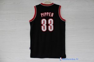 Maillot NBA Pas Cher Portland Trail Blazers Scottie Pippen 33 Noir