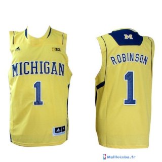 Maillot NCAA Pas Cher Michigan III Glenn Robinson 1 Jaune