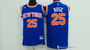 Maillot NBA Pas Cher New York Knicks Derrick Rose 25 Bleu