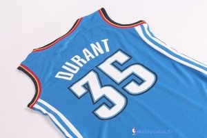 Maillot NBA Pas Cher Oklahoma City Thunder Femme Kevin Durant 35 Bleu