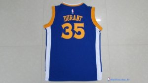 Maillot NBA Pas Cher Golden State Warriors Junior Kevin Durant 35 Bleu