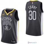 Maillot NBA Pas Cher Golden State Warriors Junior Stephen Curry 30 Noir 2017/18