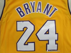 Maillot NBA Pas Cher Los Angeles Lakers Junior Kobe Bryant 24 Jaune