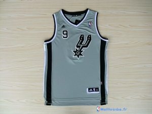 Maillot NBA Pas Cher San Antonio Spurs Tony Parker 9 Gris