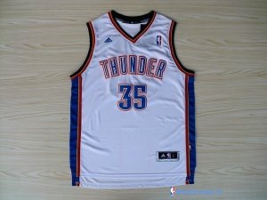 Maillot NBA Pas Cher Oklahoma City Thunder Blanc Kevin Durant 35