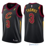 Maillot NBA Pas Cher Cleveland Cavaliers Isaiah Thomas 3 Noir 2017/18