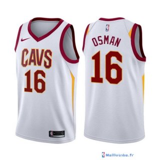 Maillot NBA Pas Cher Cleveland Cavaliers Cedi Osman 16 Blanc Association 2017/18