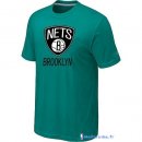T-Shirt NBA Pas Cher Brooklyn Nets Vert 01