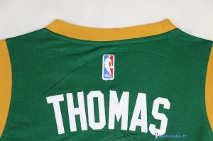 Maillot NBA Pas Cher Boston Celtics Isaiah Thomas 4 Vert Orange