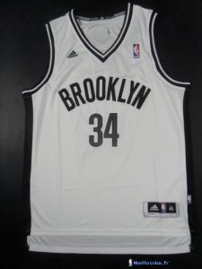 Maillot NBA Pas Cher Brooklyn Nets Paul Pierce 34 Blanc