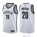 Maillot NBA Pas Cher Brooklyn Nets Timofey Mozgov 20 Blanc Association 2017/18