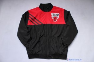 Survetement NBA Pas Cher Chicago Bulls Noir Rouge