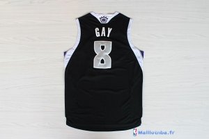 Maillot NBA Pas Cher Sacramento Kings Rudy Gay 8 Noir