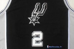 Maillot NBA Pas Cher Noël San Antonio Spurs Kawhi 2 Noir