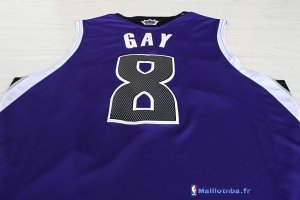 Maillot NBA Pas Cher Sacramento Kings Rudy Gay 8 Pourpre