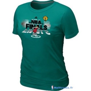 T-Shirt NBA Pas Cher Femme Miami Heat Vert 1