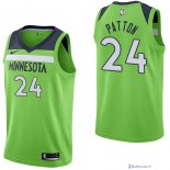 Maillot NBA Pas Cher Minnesota Timberwolves Justin Patton 24 Vert Statement 2017/18