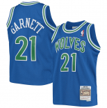 Maillot Minnesota Timberwolves Kevin Garnett Mitchell & Ness Blue 1995-96