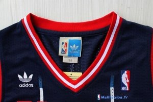 Maillot NBA Pas Cher Houston Rockets Hakeem Abdul Olajuwon 34 Bleu