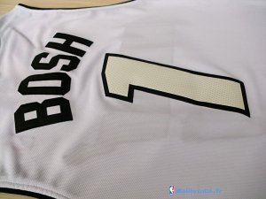 Maillot NBA Pas Cher Miami Heat Chris Bosh 1 Blanc