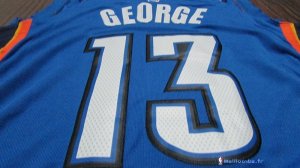 Maillot NBA Pas Cher Oklahoma City Thunder Paul George 13 Bleu Icon 2017/18