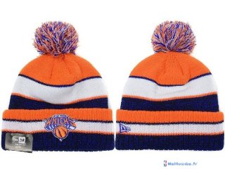 Tricoter un Bonnet NBA New York Knicks 2017 Orange Blanc Bleu