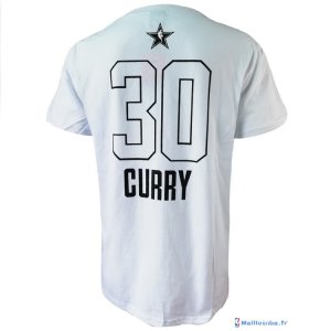 Maillot Manche Courte All Star 2018 Stephen Curry 30 Blanc