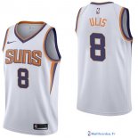 Maillot NBA Pas Cher Phoenix Suns Tyler Ulis 8 Blanc Association 2017/18