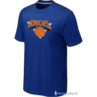 T-Shirt NBA Pas Cher New York Knicks Bleu Profond