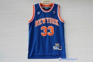 Maillot NBA Pas Cher New York Knicks Patrick Ewing 33 Bleu