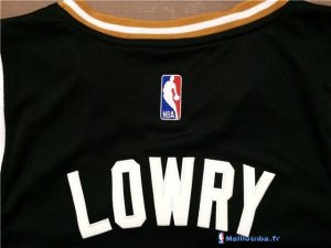 Maillot NBA Pas Cher Toronto Raptors Kyle Lowry 7 Noir Jaune