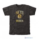 T-Shirt NBA Pas Cher Brooklyn Nets Noir Or