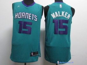 Maillot NBA Pas Cher Charlotte Hornets Kemba Walker 15 Vert Icon 2017/18