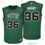 Maillot NBA Pas Cher Boston Celtics Marcus Smart 36 Vert Noir