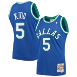Dallas Mavericks Jason Kidd Mitchell & Ness Blue 1994-95 Hardwood Classics Swingman Player Jersey