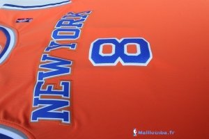Maillot NBA Pas Cher New York Knicks J.R.Smith 8 Orange Bleu