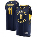 Indiana Pacers Domantas Sabonis Fanatics Branded Navy Fast Break Player Replica Jersey - Icon Edition