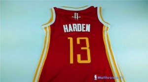 Maillot NBA Pas Cher Houston Rockets Femme James Harden 13 Retro Rouge